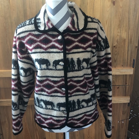 True Grit Jackets & Blazers - NWOT Vintage Retro Trie Grit Western Cowboy Jacket